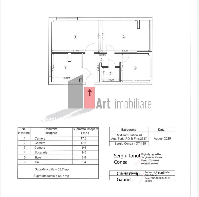 Drumul Taberei, 3 camere